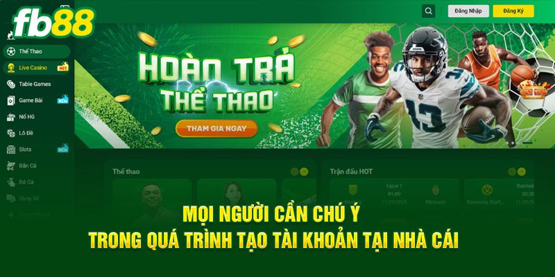 Đăng ký FB88 nhận thưởng chào mừng, khởi đầu phấn khích