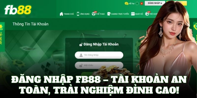 Đăng nhập FB88 giúp truy cập toàn bộ dịch vụ