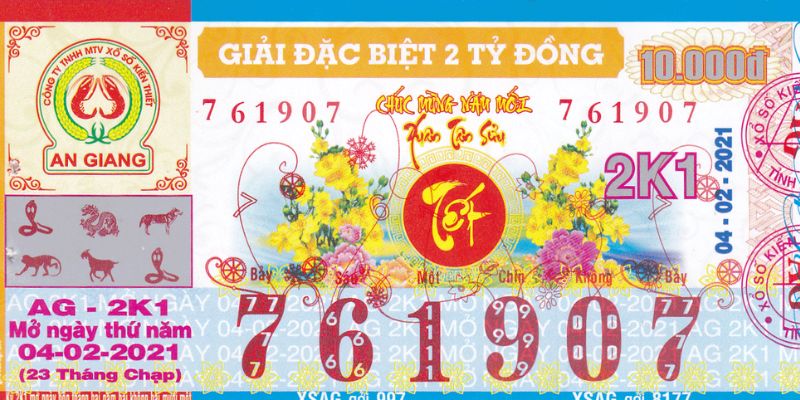 Một vài lưu ý khi dự đoán xổ số của An Giang