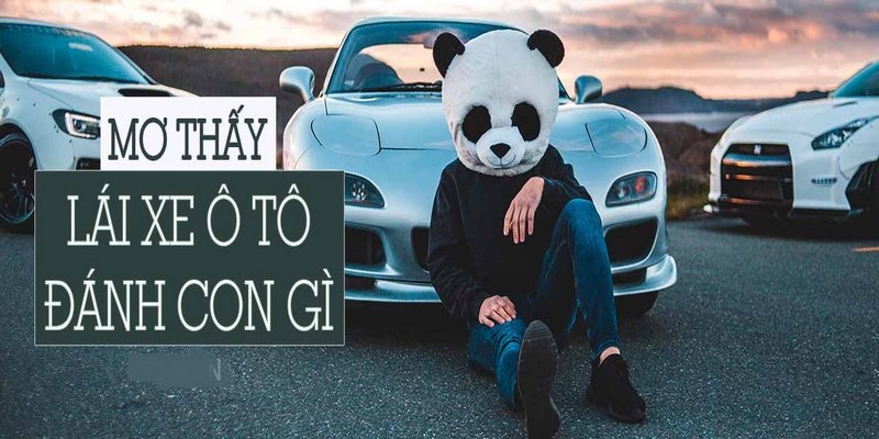 Mơ lái xe ô tô màu đỏ