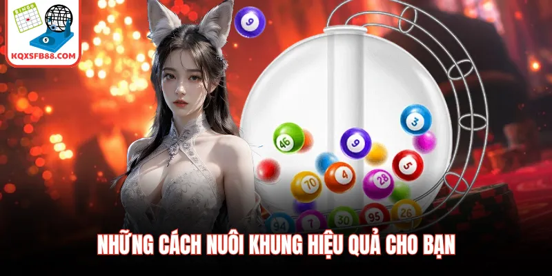 Những cách nuôi khung hiệu quả cho bạn